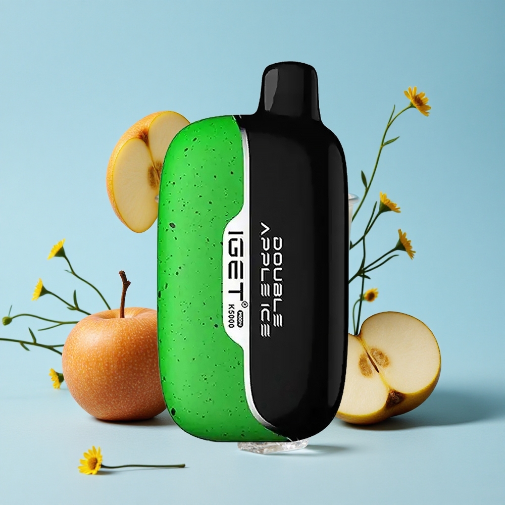 IGET Moon K5000 Pufuri Aromă Dublu Măr Gheață Romania vape wholesale Greutate Netă 815 g