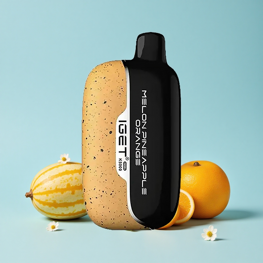 IGET Moon K5000 Pufuri Aromă Pepene Portocale Ananas Romania vape wholesale Greutate Netă 815 g