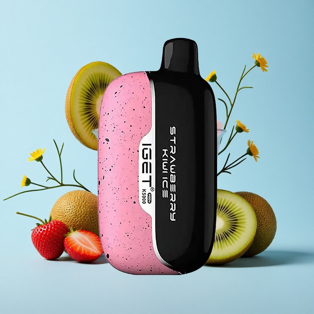 IGET Moon K5000 Pufuri Capsă Dispozabilă Vape Căpșuni Kiwi Gheață Romania vape wholesale Greutate Netă 815 g