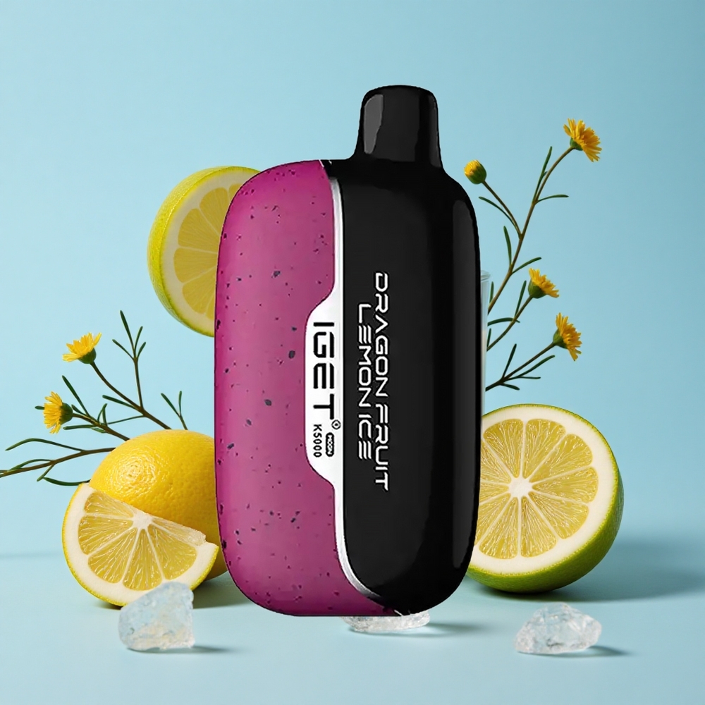 IGET Moon K5000 Pufuri Dragon Fruit Lămâie Gheață Romania vape wholesale Greutate Netă 815 g