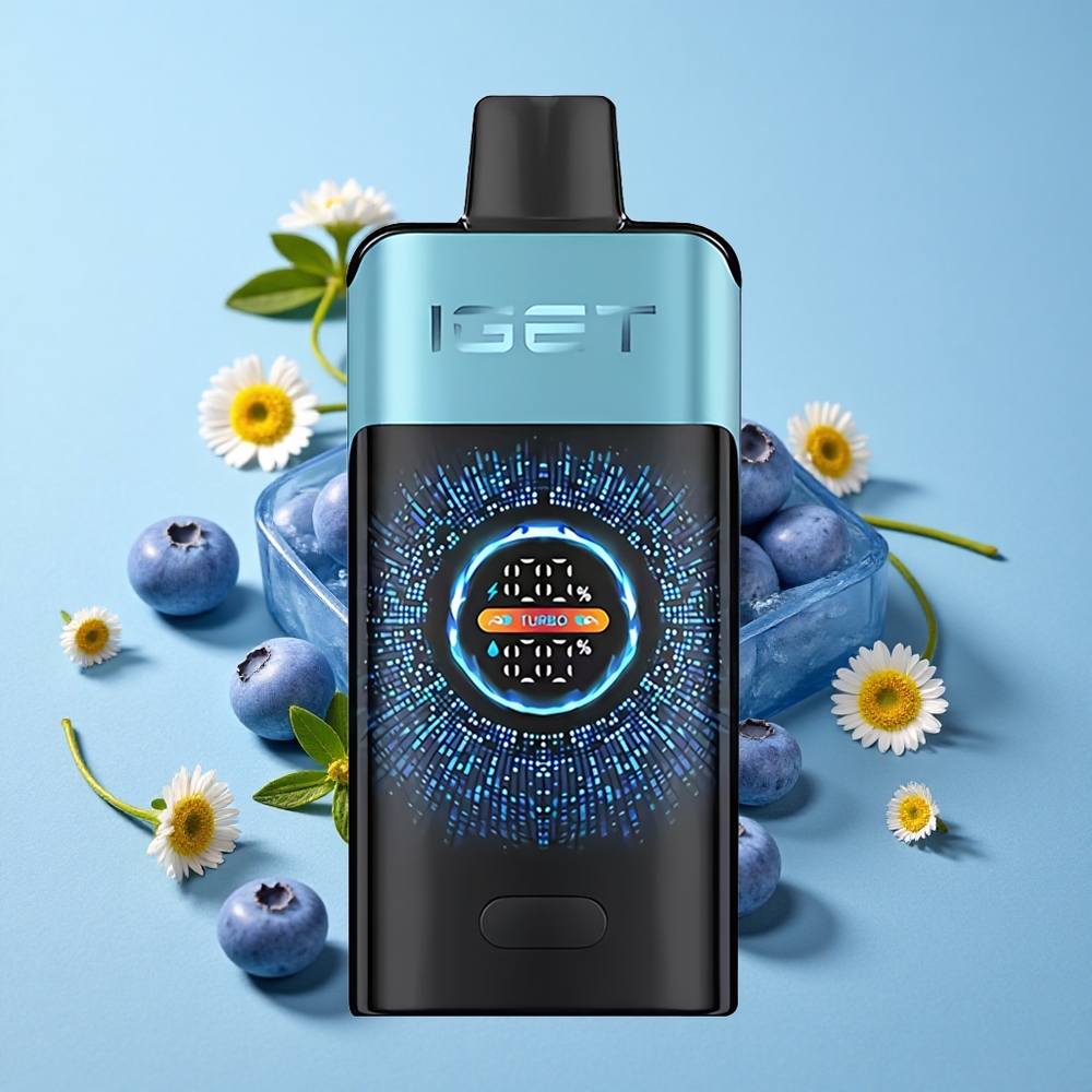 IGET ONE 12000 Pufuri Disposable Vape Afine Gheață Romania vape wholesale Ecran Color Curbat Mare