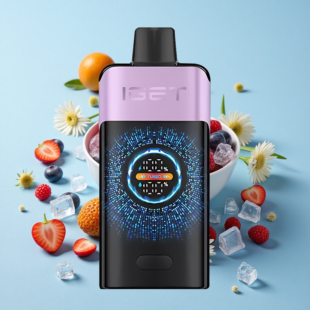 IGET ONE 12000 Pufuri Vape Disposable Amețitoare de Fructe de Pădure cu Gheață Romania vape wholesale Mod Normal 12000 Pufuri