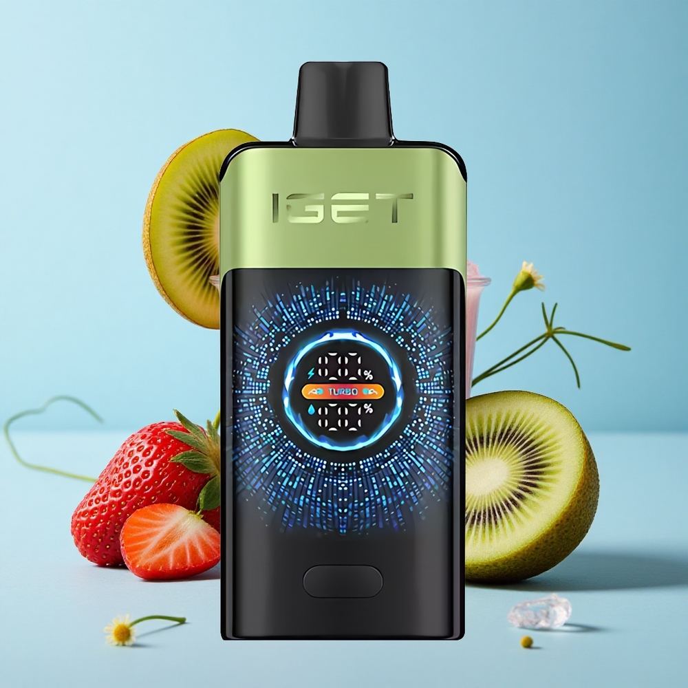 IGET ONE 12000 Pufuri Vape Disposable Capsuni Kiwi Gheata Romania vape wholesale Ecran Color Curbat