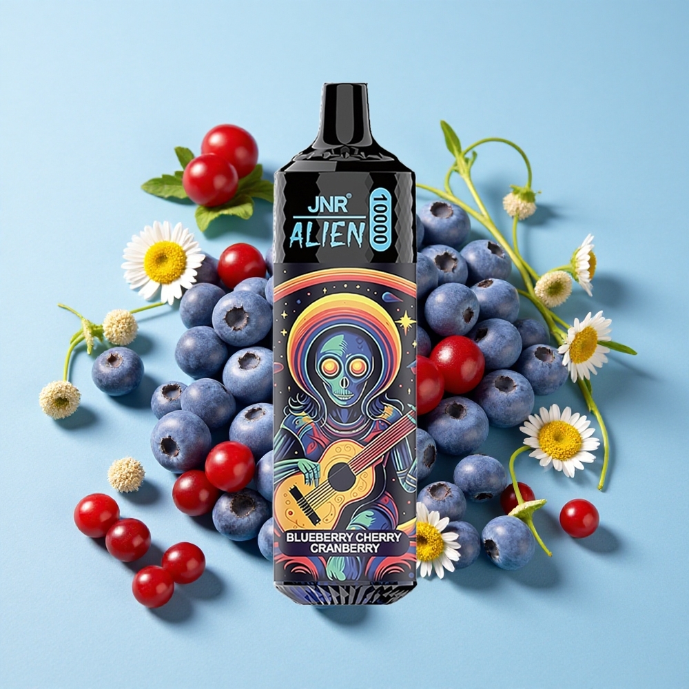 JNR Alien 10000 Pufuri Afine Cireșe Coacăze Romania vape wholesale 850mAh Design Sportiv LED