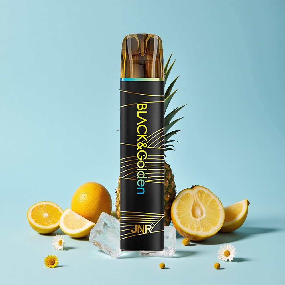 JNR BlackGolden 800 Pufuri Ananas Gheață Romania vape wholesale 550mAh 2ml