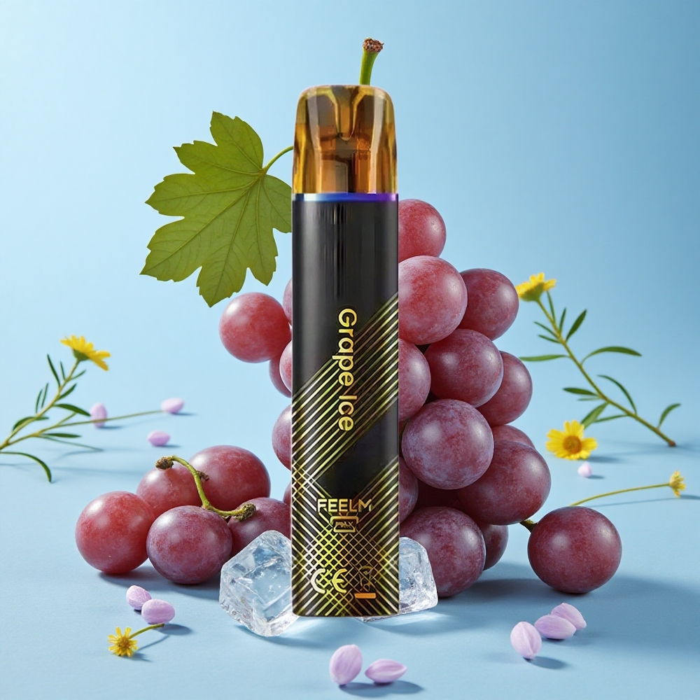 JNR BlackGolden 800 Pufuri Grape Ice Romania vape wholesale Doar 2 Nicotină Fără Încărcare TPD