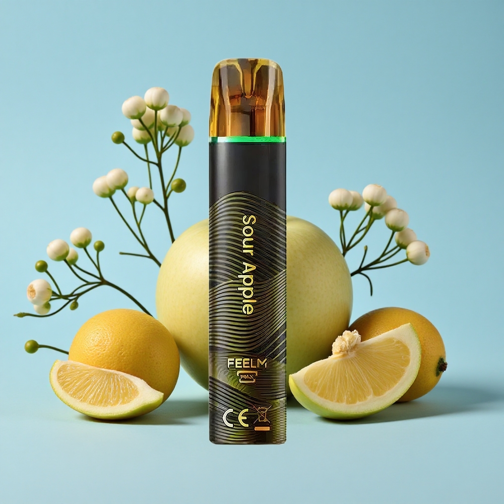 JNR BlackGolden 800 Pufuri Măr acru Disposable Vape Romania vape wholesale 550mAh 2ml