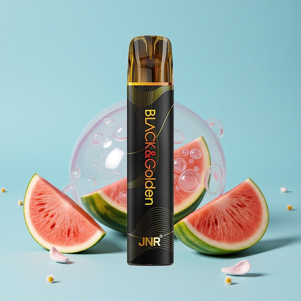 JNR BlackGolden 800 Pufuri Pufător Disposable Vape Guma de Bubble de Pepene Verde Romania vape wholesale TPD certificat
