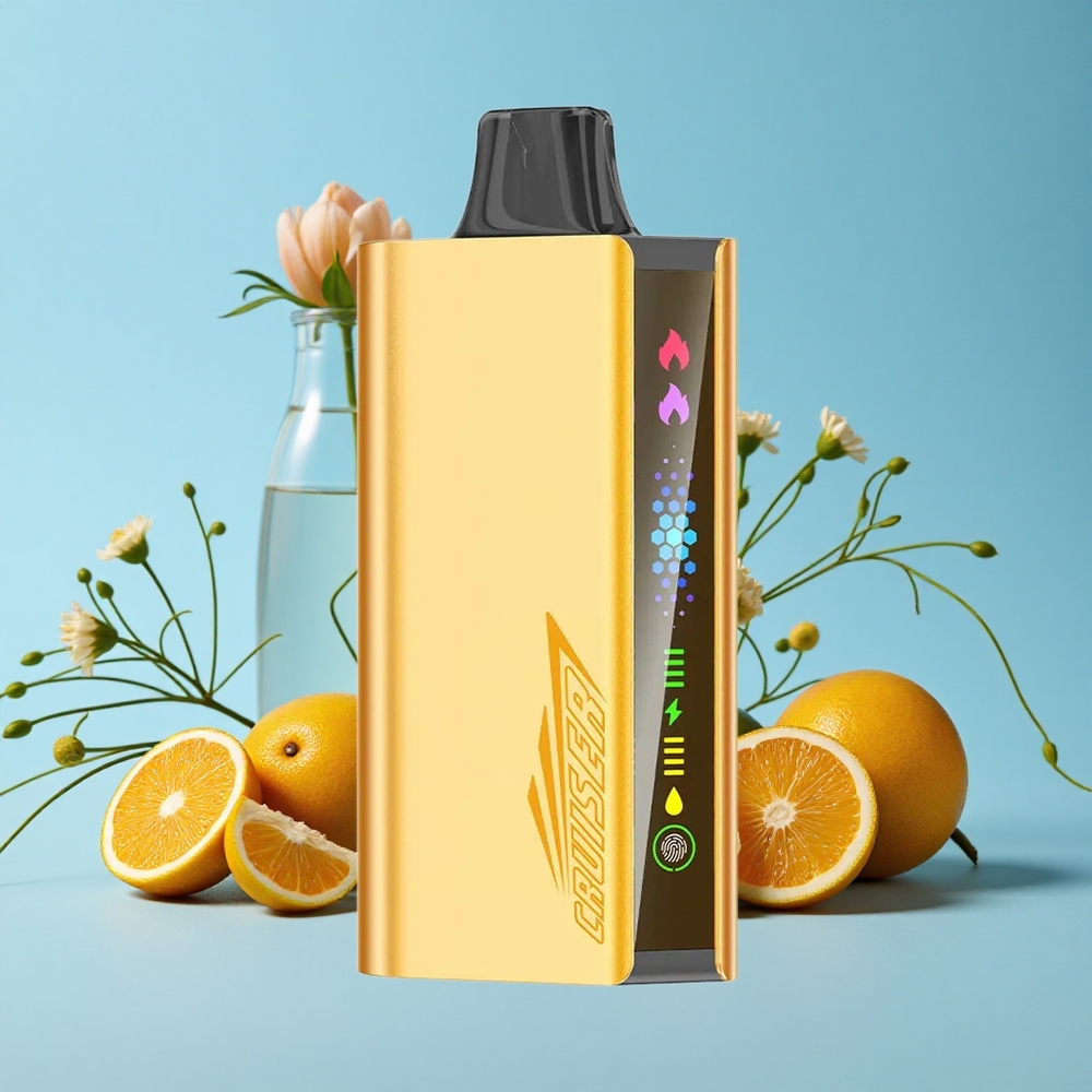 JNR Cruiser 12000 Pufuri Fanta Răcoritoare Romania vape wholesale Corp Metalic Integral și Ecran Animatie