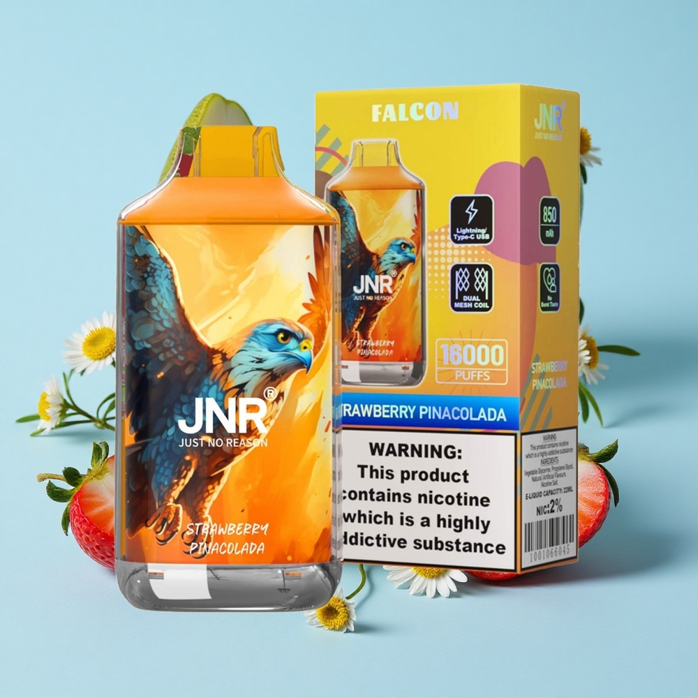 JNR Falcon 16000 Pufuri Capsuni Pina Colada Romania vape wholesale Baterie 850 mAh Lichid 22ml