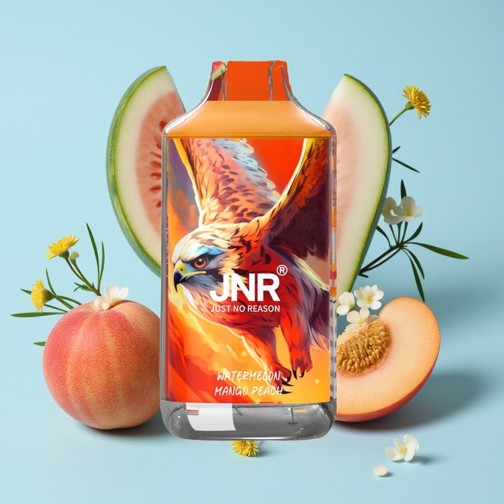 JNR Falcon 16000 Pufuri Pepene Mango Piersică Romania vape wholesale Baterie 850 mAh Încărcare Type C  Lightning