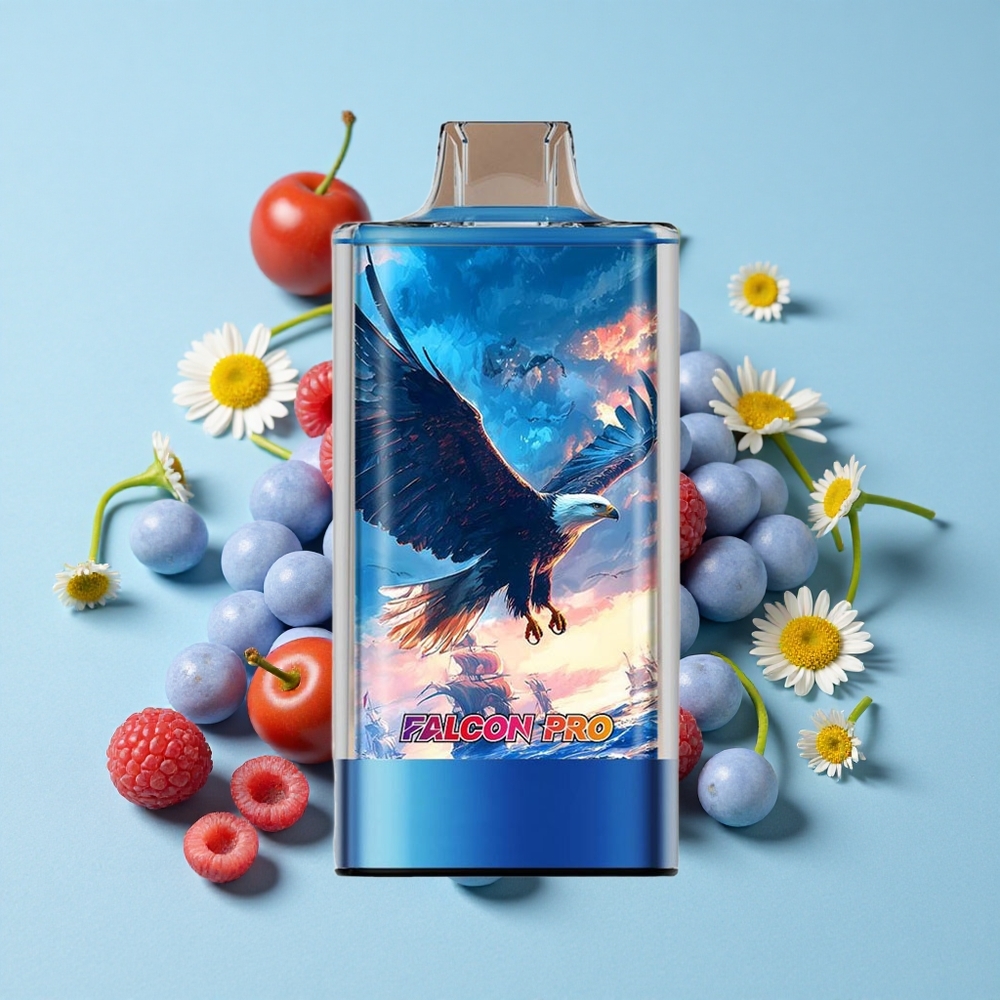 JNR Falcon Pro 28000 Pufuri Afine-Cireșe Albastre Romania vape wholesale 30ml Pre-Umplut