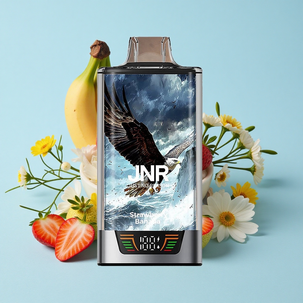 JNR Falcon Pro 28000 Pufuri Capsuni Banana Romania vape wholesale 30ml Preluat Dual Mesh Coil