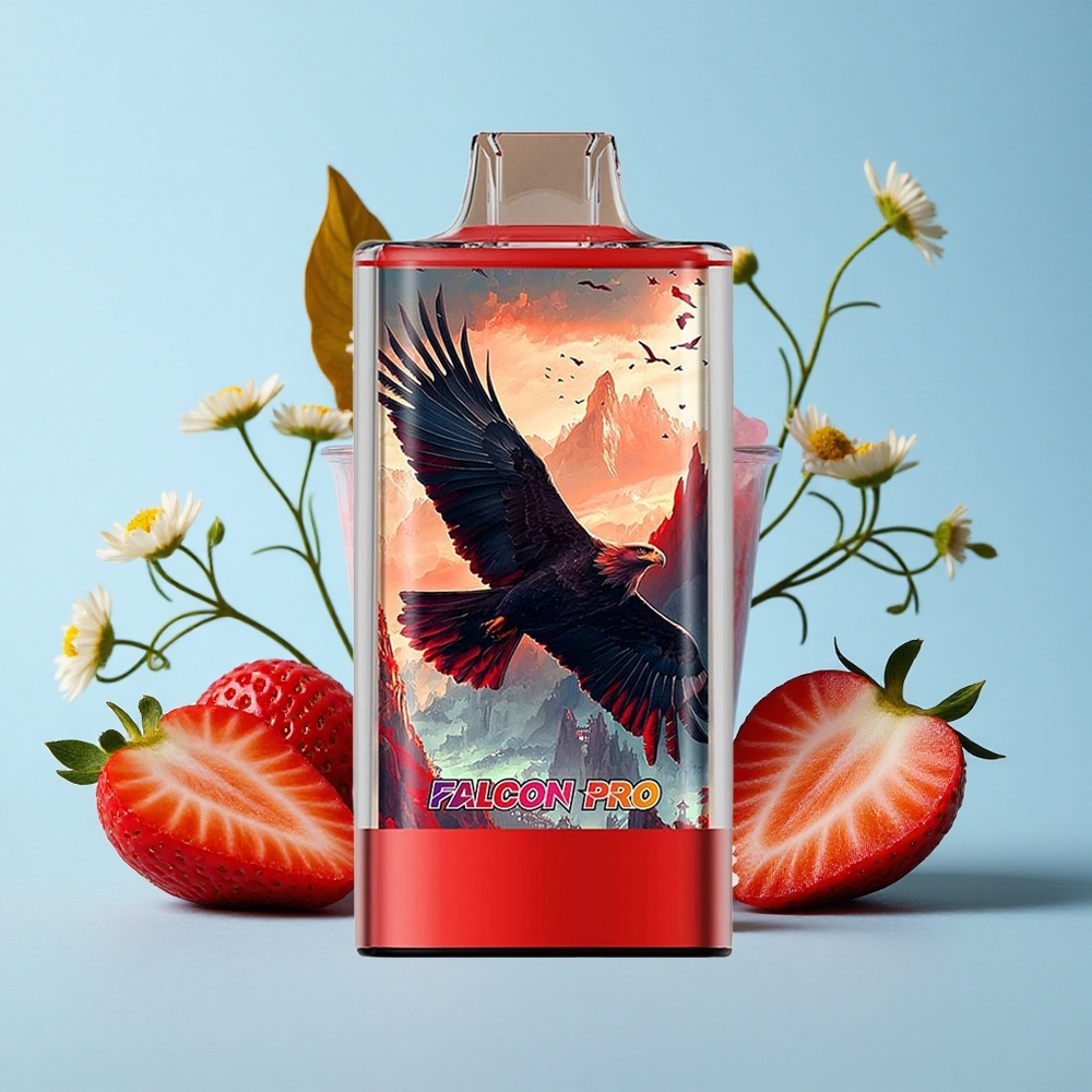 JNR Falcon Pro 28000 Pufuri Capsuni Gheata Romania vape wholesale 30ml Pre-Umplut Dual Mesh Coil