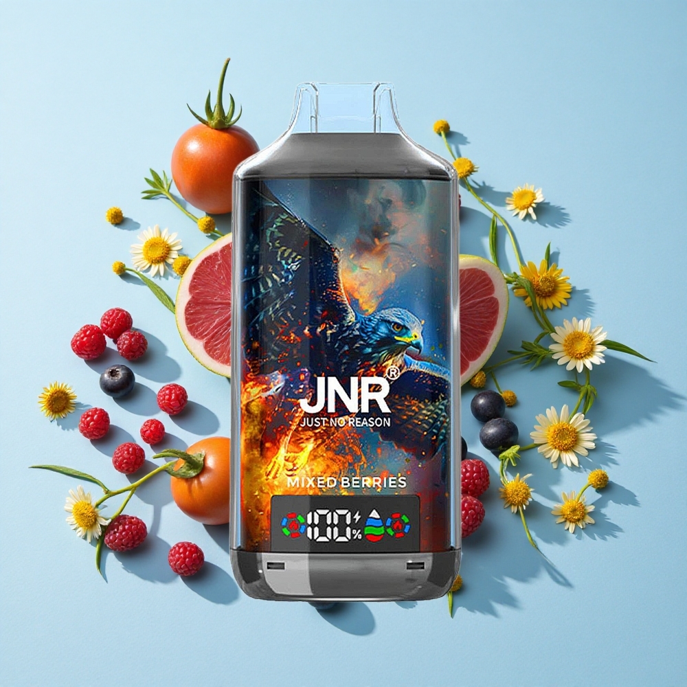 JNR Falcon X 18000 Pufuri Amestec de Fructe de Pădure Romania vape wholesale Dual Mesh Coil  Dual Core