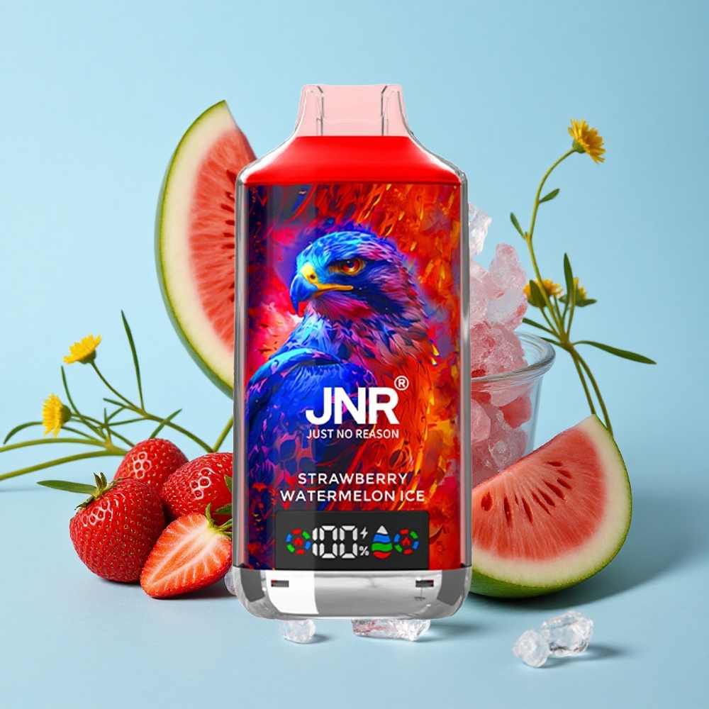 JNR Falcon X 18000 Pufuri Capsuni Pepene Gheata Romania vape wholesale Dual Mesh Coil  Dual Core