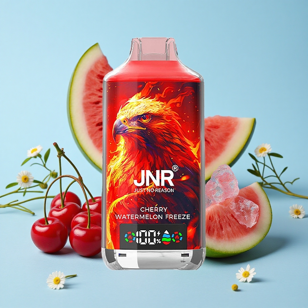 JNR Falcon X 18000 Pufuri Cireșie Pepene Înghețat Romania vape wholesale Dual Mesh Coil  Dual Core