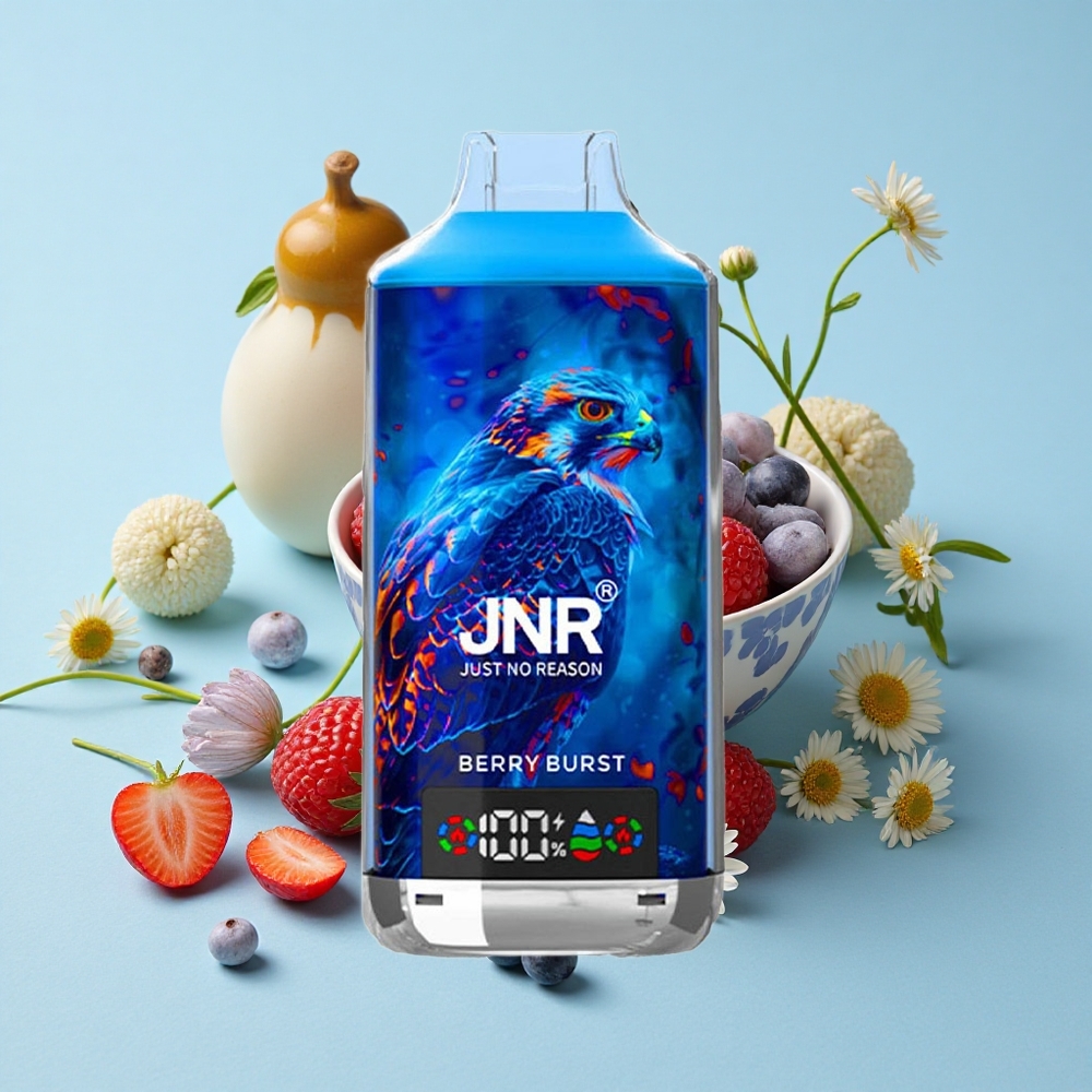 JNR Falcon X 18000 Pufuri Explozie de Fructe de Pădure Romania vape wholesale Dual Mesh Coil  Digital Display
