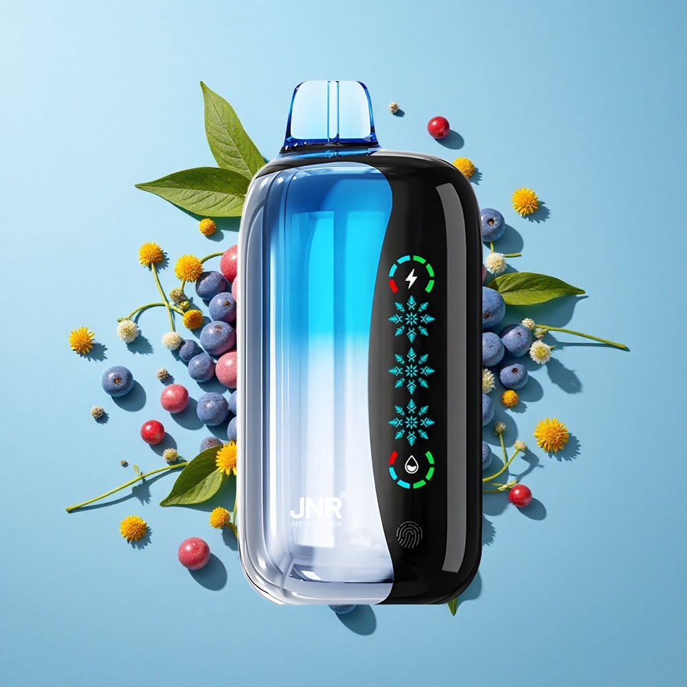 JNR Flex Ice 21000 Pufuri Disposable Vape Explozie de Cireșă Albastră Romania vape wholesale Gheață Reglabilă 26ml E-lichid