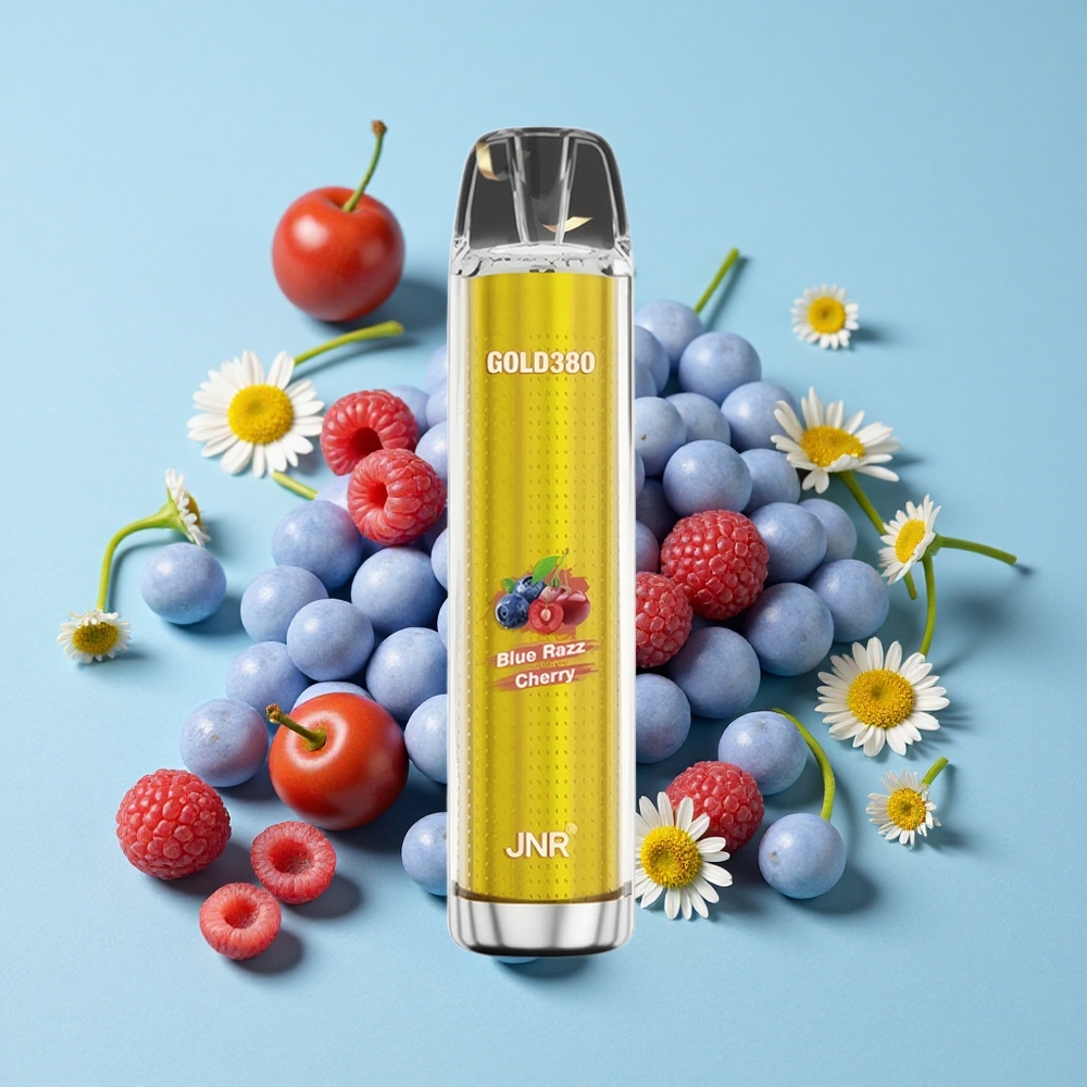 JNR Gold380 6000 Pufuri Disposable Vape Afine Zmeură Romania vape wholesale 13ml