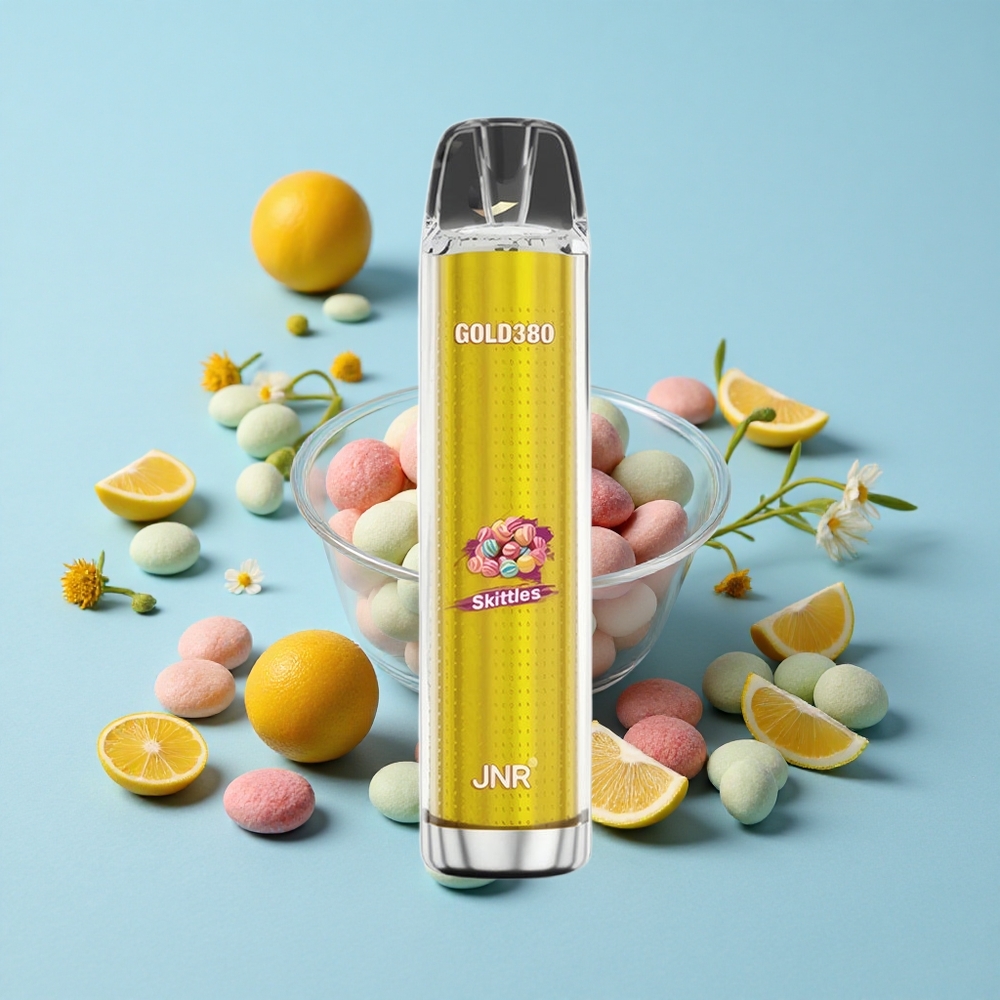 JNR Gold380 6000 Pufuri Disposable Vape Skittles (6000 Pufuri Aroma Skittles) Romania vape wholesale