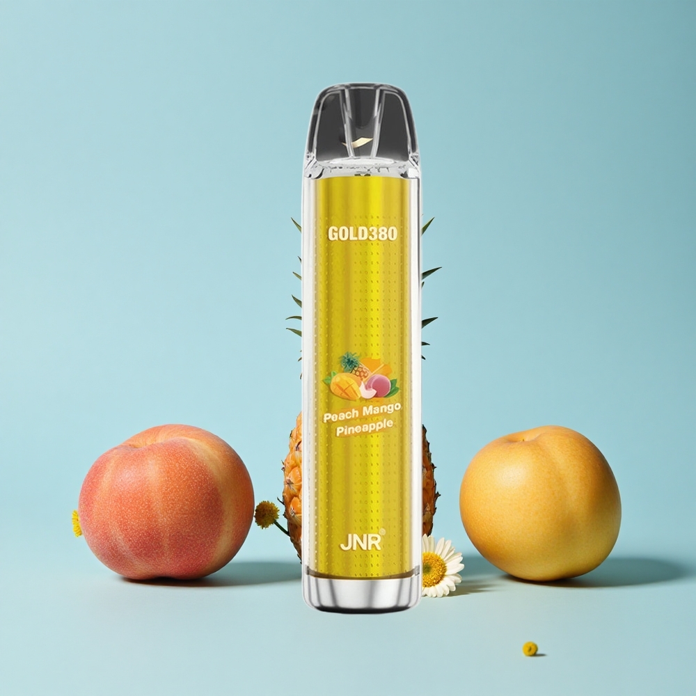 JNR Gold380 6000 Pufuri Disposable Vape piersic mango ananas Romania vape wholesale 13ml