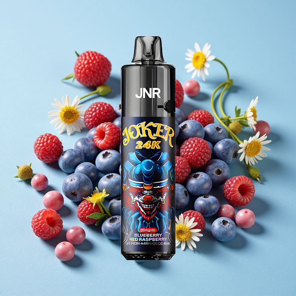 JNR Joker 24K Pufuri Afine Coacăze Roșii Romania vape wholesale 2+10ml Reîncărcabil 800mAh