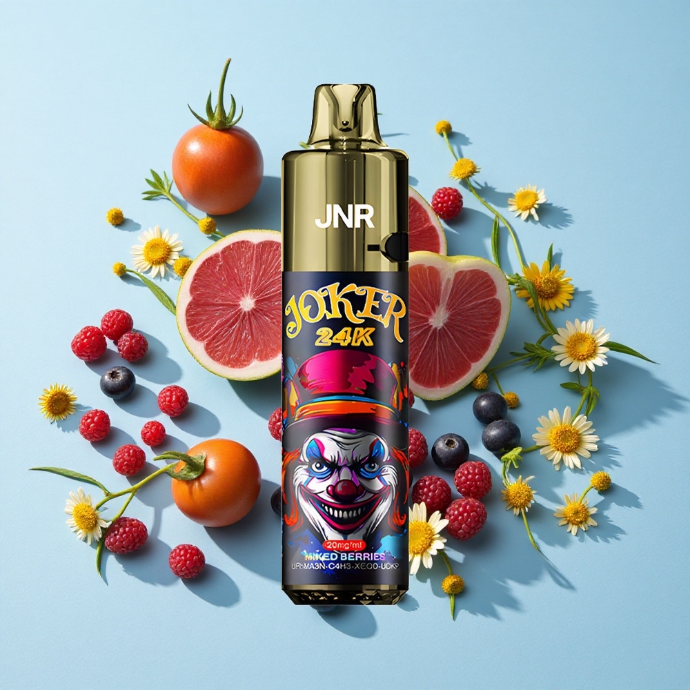 JNR Joker 24K Pufuri Disposable Vape Fructe de Padure Mixate Romania vape wholesale Reîncărcabil 10ml