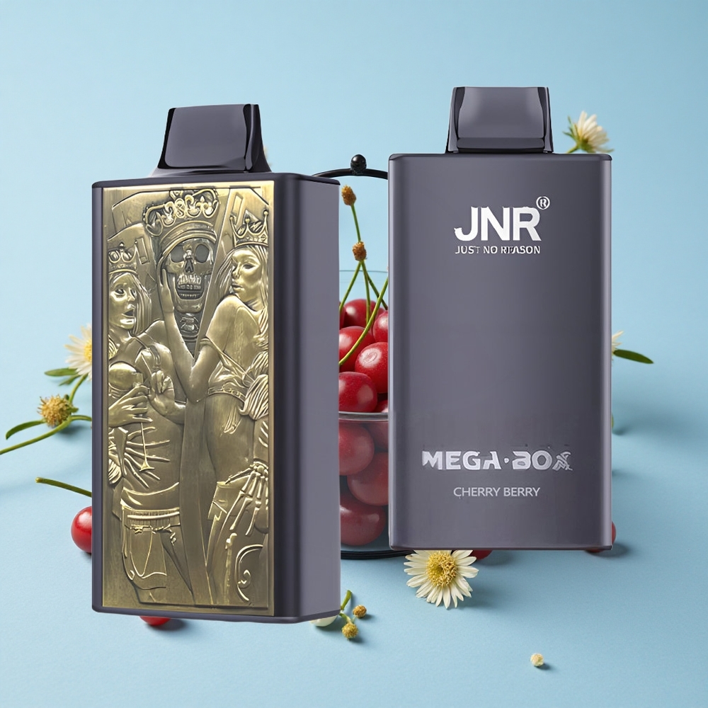 JNR Mega Box 25000 Pufuri Disposable Vape Ciresă și Berry Romania vape wholesale Dual Mesh Coil