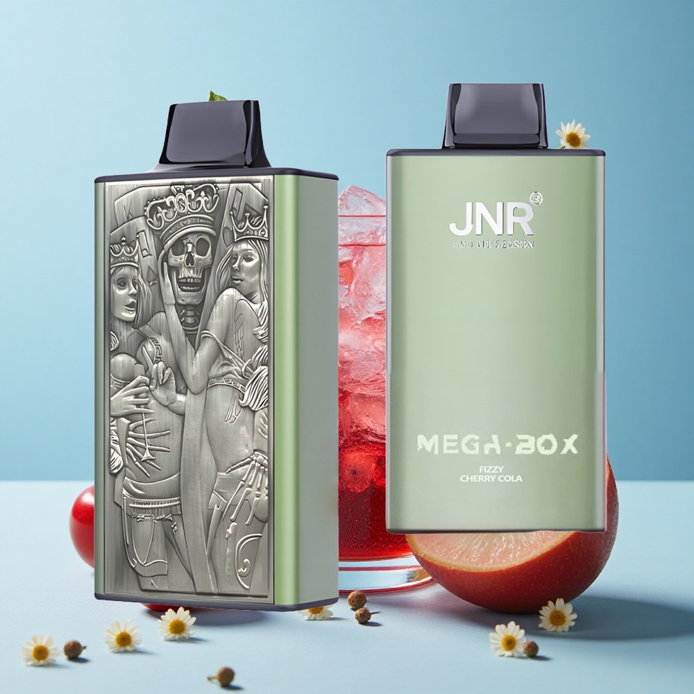 JNR Mega Box 25000 Pufuri Disposable Vape Cireșe Cola Fizzy Romania vape wholesale Dual Mesh Coil