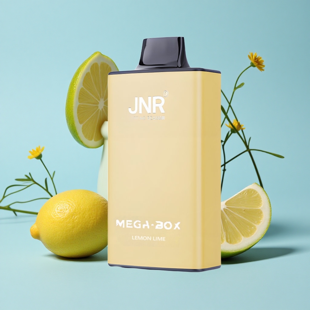 JNR Mega Box 25000 Pufuri Disposable Vape Lămâie  Lime Romania vape wholesale Dual Mesh Coil  Dual Core