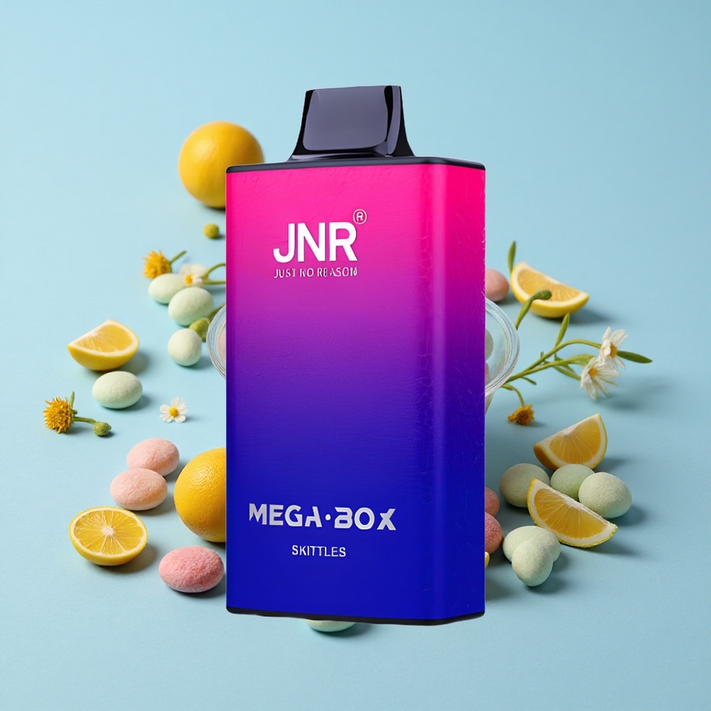 JNR Mega Box 25000 Pufuri Disposable Vape Skittles (Arome) Romania vape wholesale Dual Mesh Coil  Dual Core