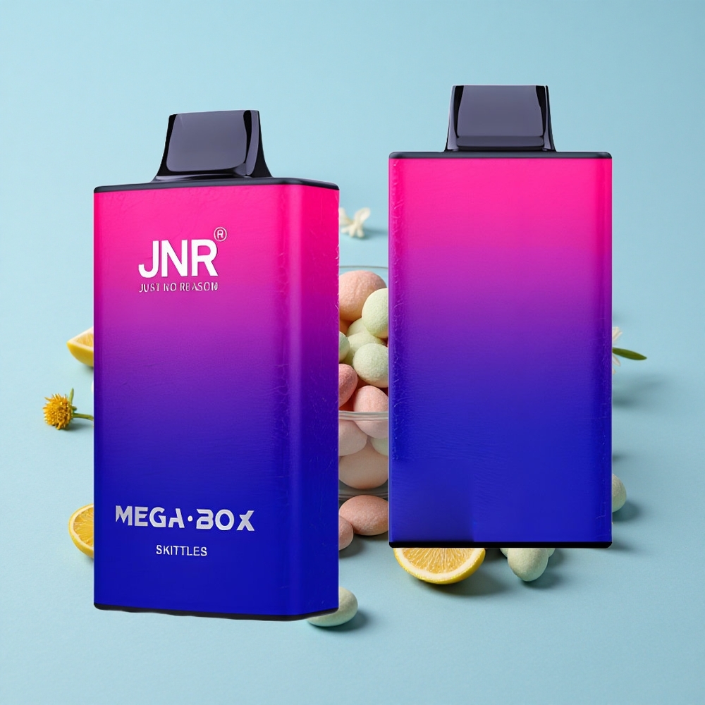 JNR Mega Box 25000 Pufuri Disposable Vape Skittles (Arome) Romania vape wholesale Dual Mesh Coil  Dual Core