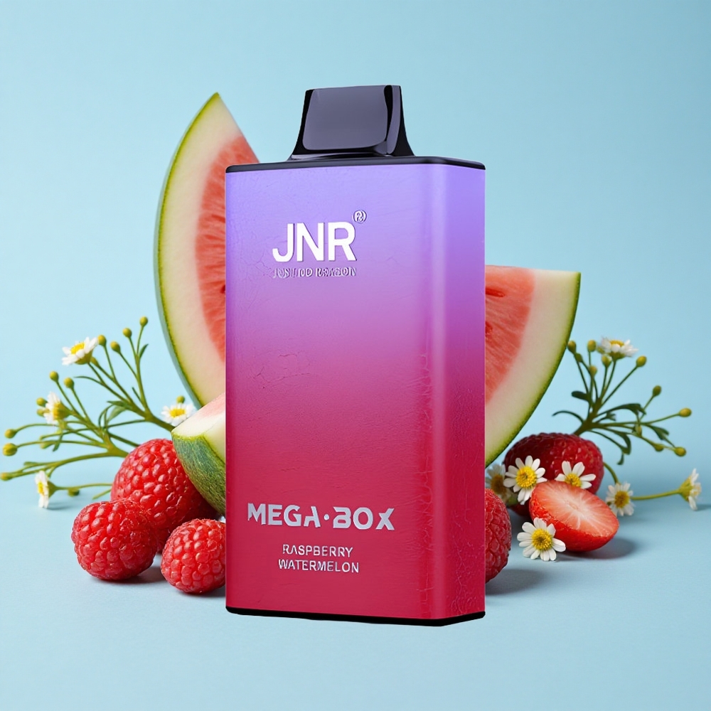 JNR Mega Box 25000 de Pufuri Zmeură Pepene Galben Romania vape wholesale Dual Mesh Coil