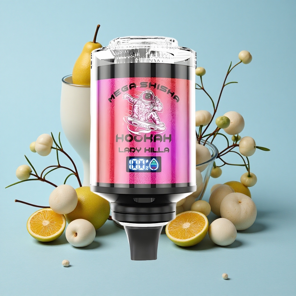 JNR Mega Shisha Hookah 100K Lady Killa Romania vape wholesale 100000 de Pufuri Capacitate 60ml