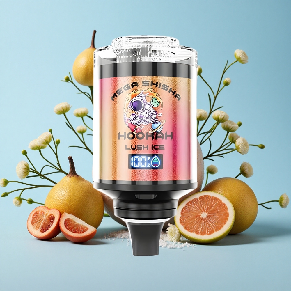 JNR Mega Shisha Hookah 100K Lush Ice Gheață Luxuriantă Romania vape wholesale 60ml Capacitate Lichid