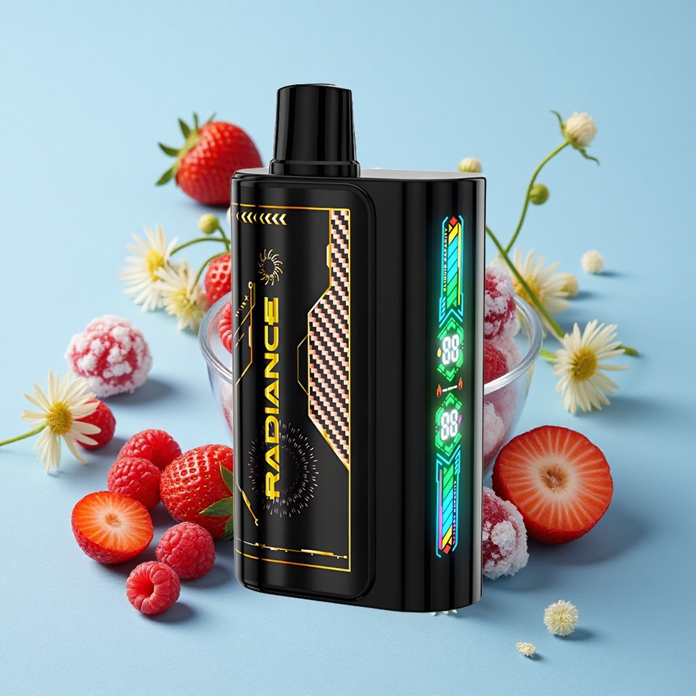 JNR Radiance 31000 Pufuri Capsa Dispozabila Afine Capsuni Zmeura Gheata Romania vape wholesale Ecran Animatie Smart Dual Mesh Coil