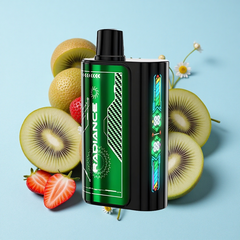 JNR Radiance 31000 Pufuri Capsă Disposable Vape Căpșuni Kiwi Romania vape wholesale Ecran Animatie Smart