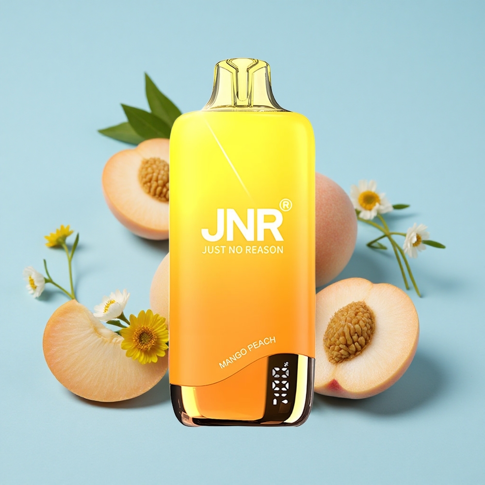 JNR Rainbow 10500 Pufuri Disposable Vape Mango Piersica Romania vape wholesale 18ml rezervor e-Lichid