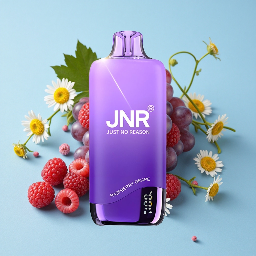JNR Rainbow 10500 Pufuri Disposable Vape Zmeură Strugure Romania vape wholesale cu 18ml e-Lichid și 600mAh Baterie