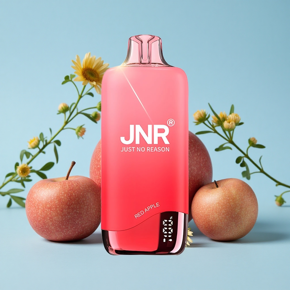 JNR Rainbow 10500 Pufuri Vape Dispozabil Măr Roșu Romania vape wholesale 18ml Rezervor lichid