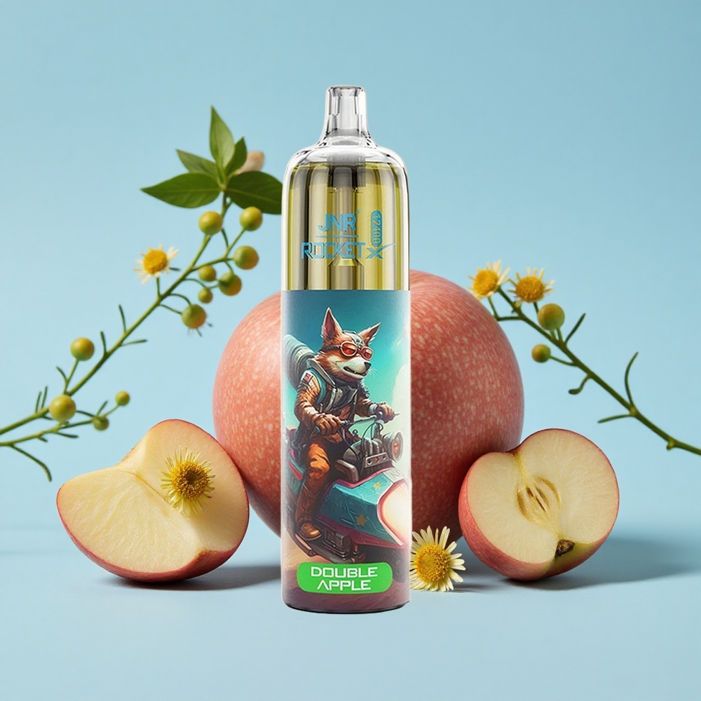 JNR Rocket-X 12400 Pufuri Măr Dublu Romania vape wholesale Aer Reglabil  Lumini RGB