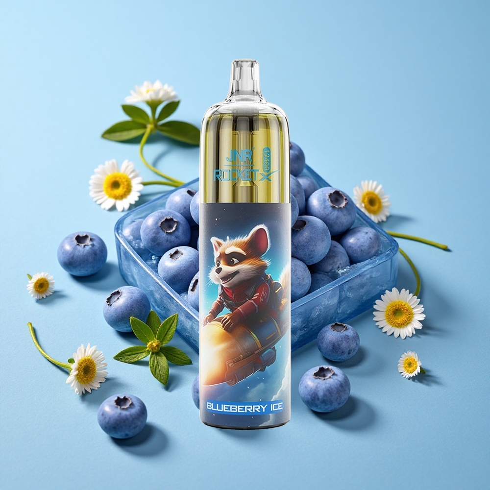 JNR Rocket-X 12400 Pufuri Vape Disposable Afine Înghețate Romania vape wholesale cu RGB și Type-C Quick Charge