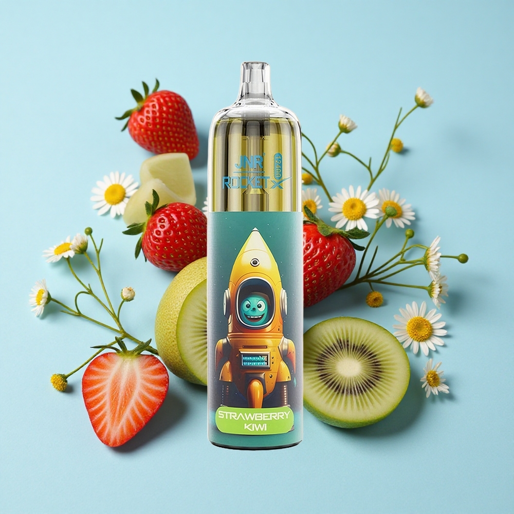 JNR Rocket-X 12400 Pufuri Vape Disposable Capsuni Kiwi Romania vape wholesale Aer Reglabil