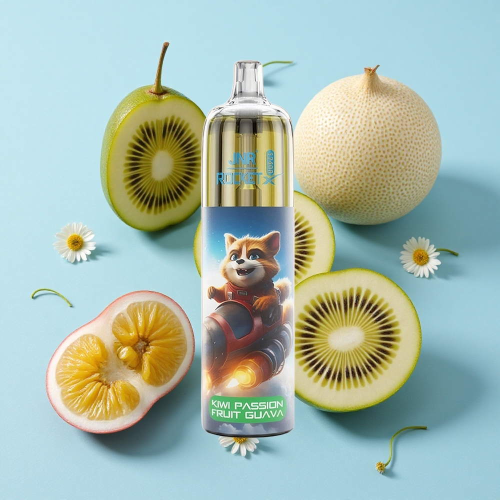 JNR Rocket-X 12400 Pufuri Vape Disposable Kiwi Fruitul Pasionale Guava Romania vape wholesale Aer Reglabil Lumini RGB