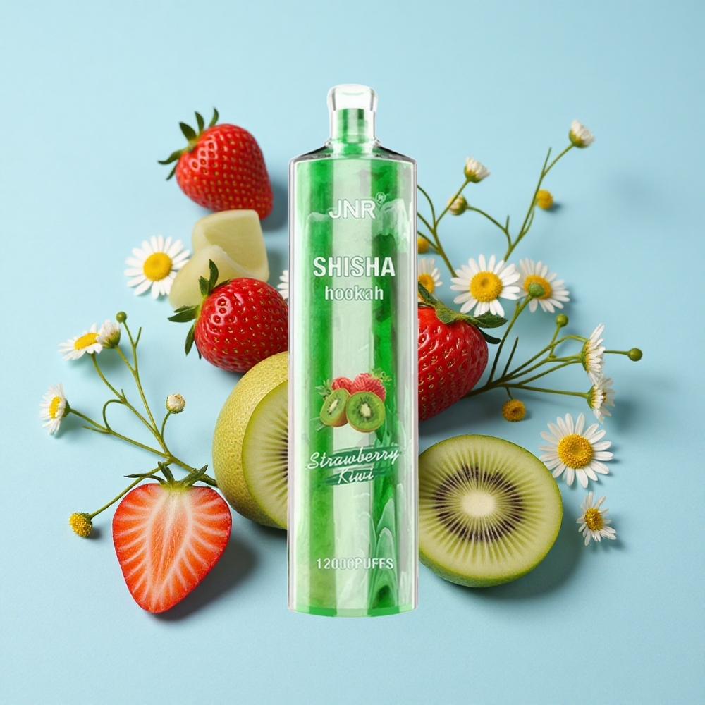JNR Shisha Hookah 12000 Pufuri Capsuni Kiwi Romania vape wholesale 24ml