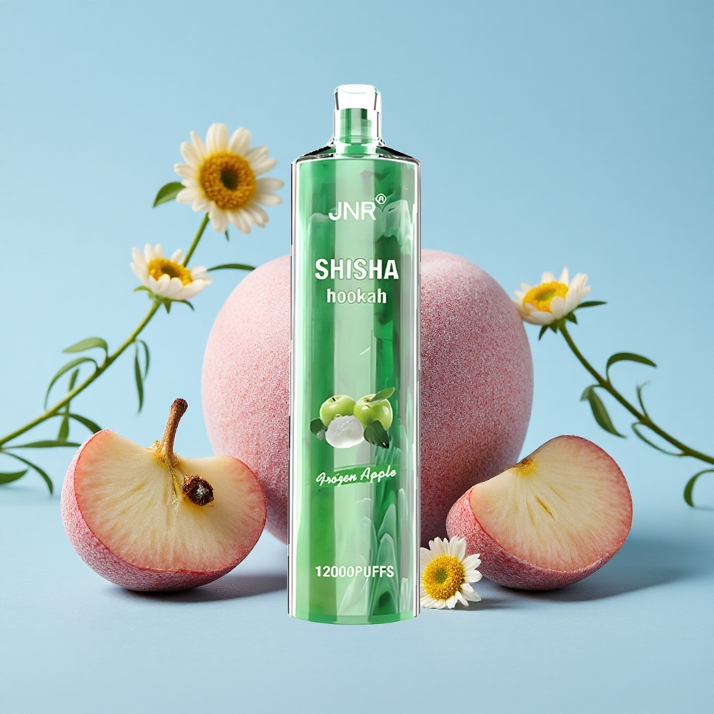 JNR Shisha Hookah 12000 Pufuri Frozen Apple (Măr Înghețat) Romania vape wholesale 750mAh Tip-C