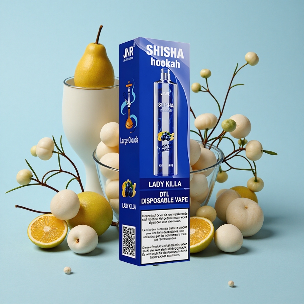 JNR Shisha Hookah 12000 Pufuri Lady Killa Romania vape wholesale 24ml e-lichid 750mAh