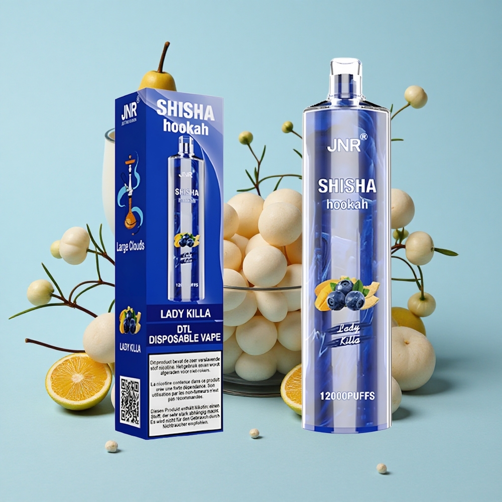 JNR Shisha Hookah 12000 Pufuri Lady Killa Romania vape wholesale 24ml e-lichid 750mAh