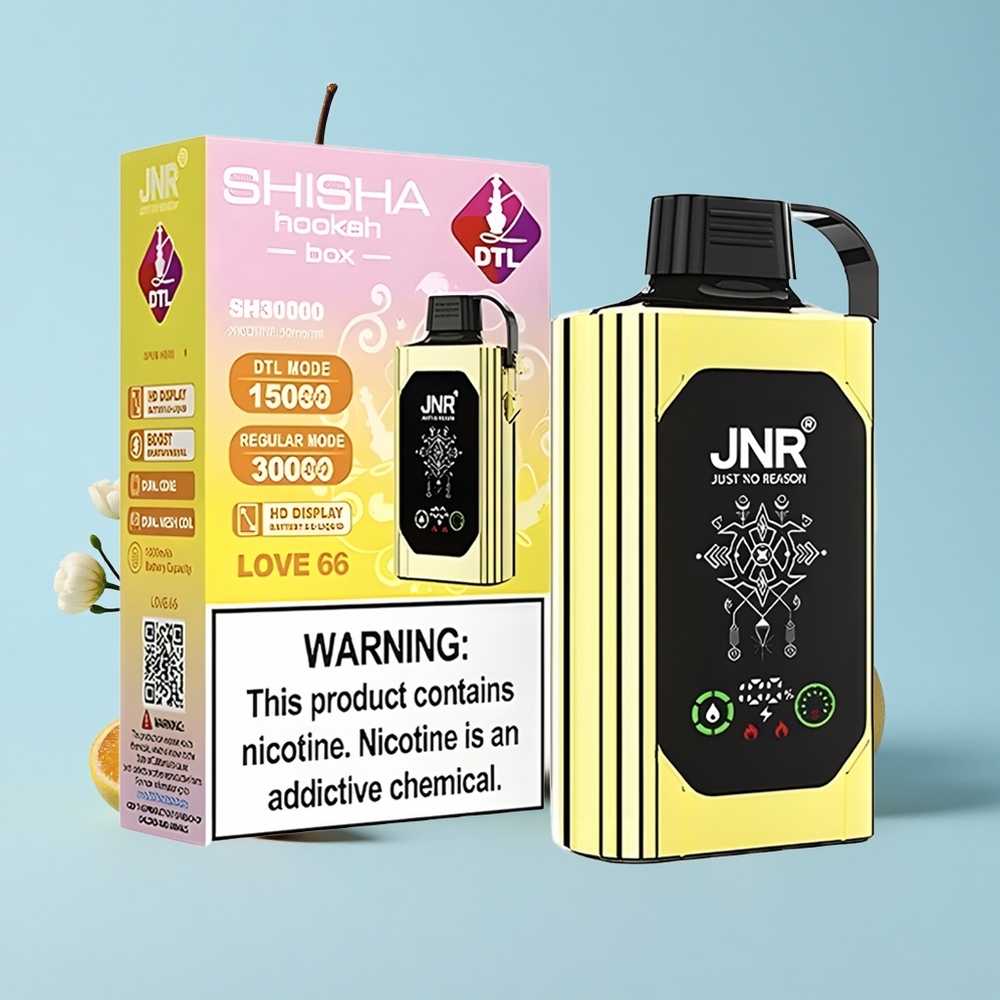 JNR Shisha Hookah Box 20500 Pufuri Aroma Dragoste 66 Romania vape wholesale Display HD Capacitate Baterie 1000mAh